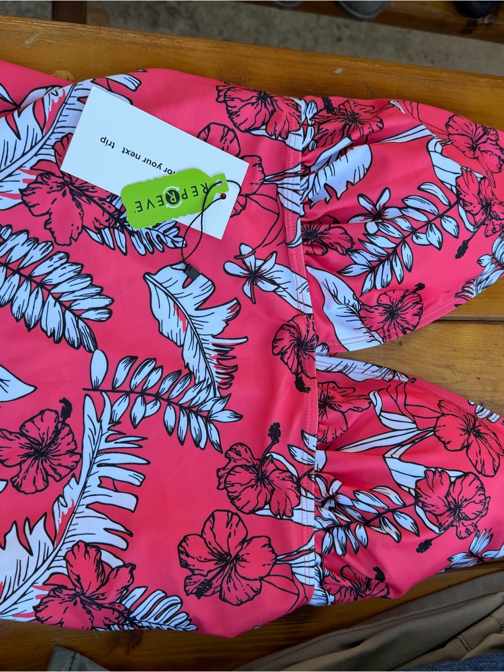 Lole Hot Pink Tropical Floral High-Waist Shorts